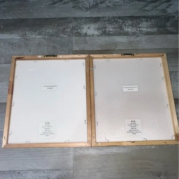 Framed Elephant and Giraffe Art Prints - Picture 4 of 4